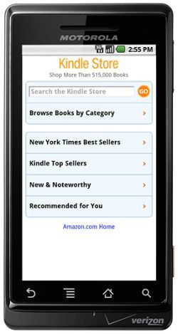 Amazon veröffentlicht Kindle für Android