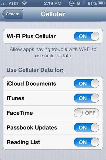 iOS 6 Beta: Wi-Fi und Cellular verspricht bessere Verbindungen